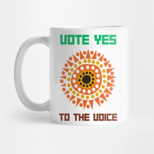 Vote Yes To The Voice Indigenous Voice To Parliament Mug